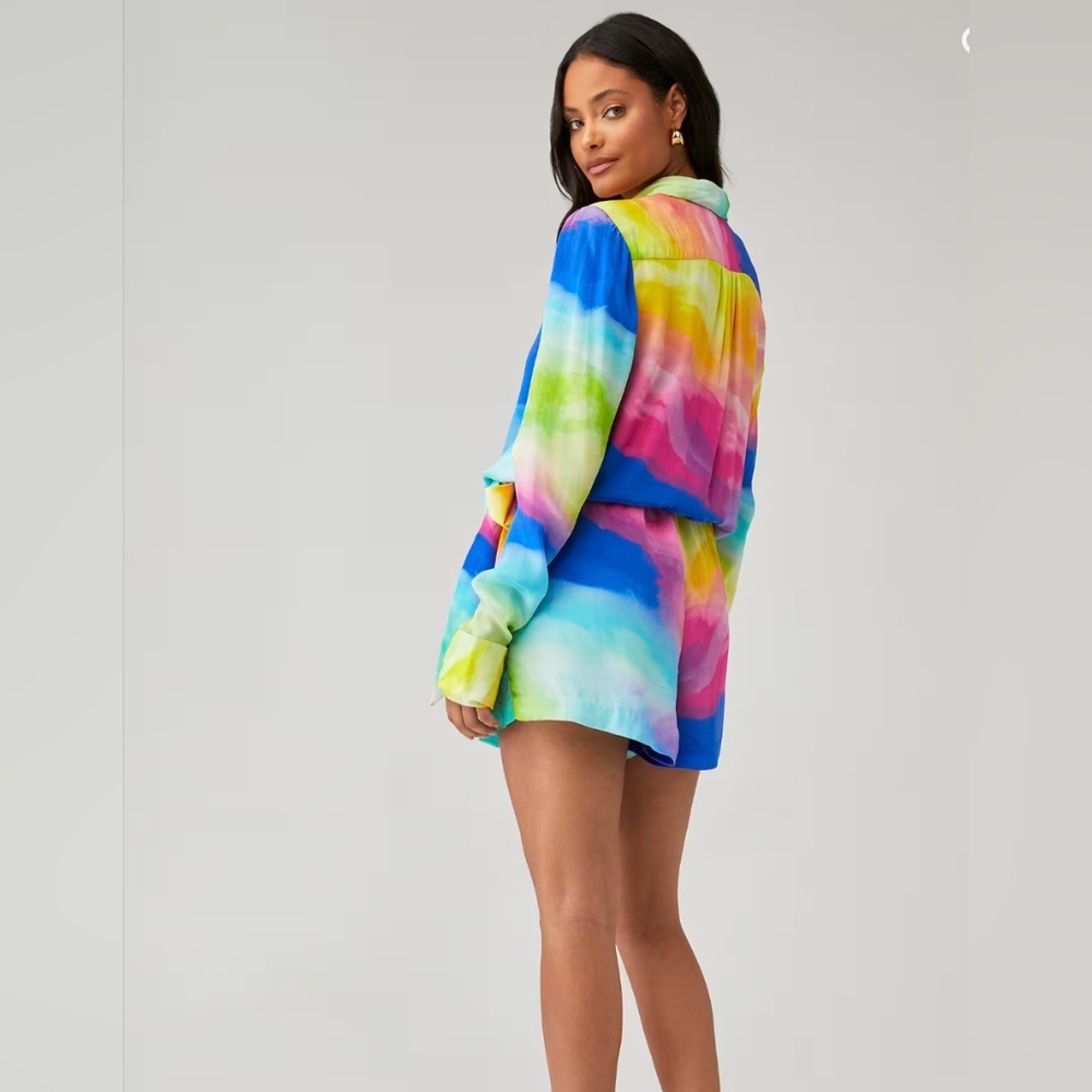 Rococo Sand Multicolor Wrap Shorts - image 3